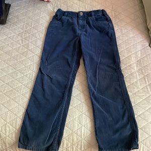 Hanna Andersson boys blue corduroy pants Sz 130